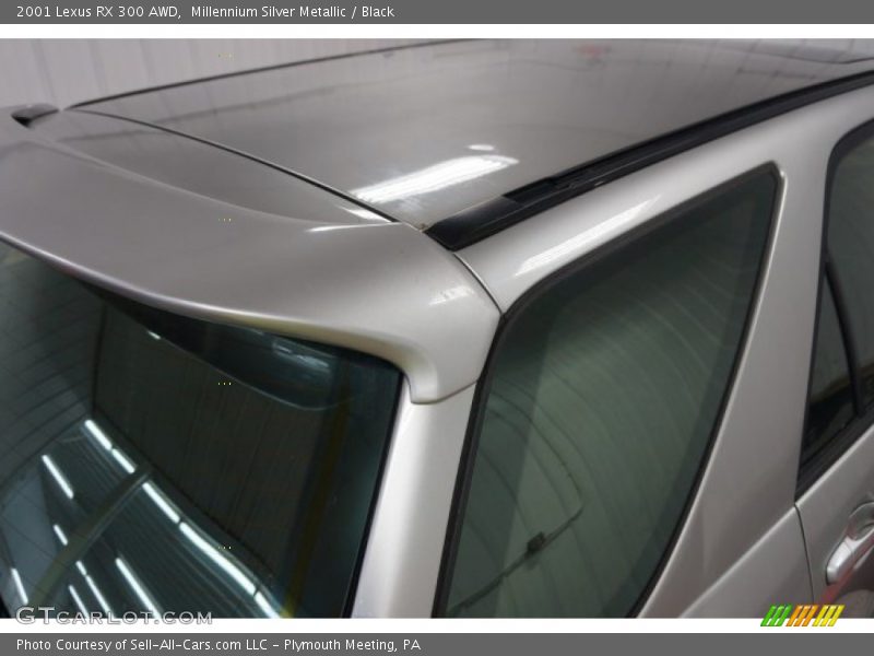 Millennium Silver Metallic / Black 2001 Lexus RX 300 AWD