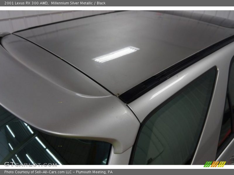 Millennium Silver Metallic / Black 2001 Lexus RX 300 AWD