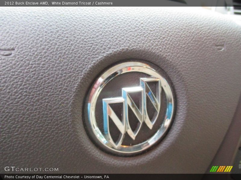 White Diamond Tricoat / Cashmere 2012 Buick Enclave AWD