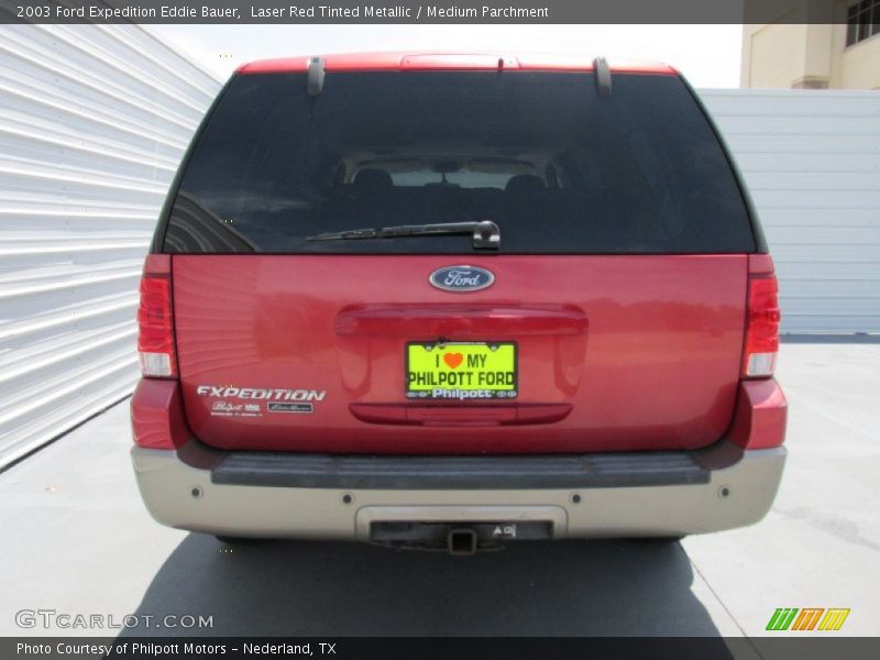 Laser Red Tinted Metallic / Medium Parchment 2003 Ford Expedition Eddie Bauer