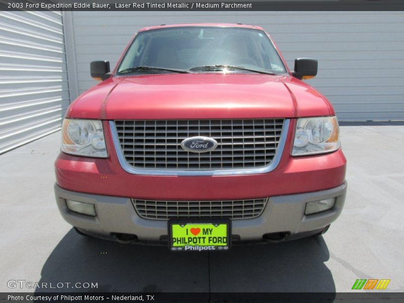 Laser Red Tinted Metallic / Medium Parchment 2003 Ford Expedition Eddie Bauer