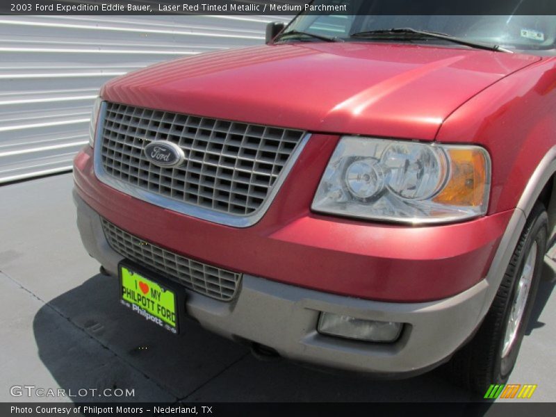 Laser Red Tinted Metallic / Medium Parchment 2003 Ford Expedition Eddie Bauer