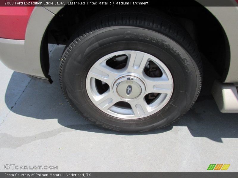 Laser Red Tinted Metallic / Medium Parchment 2003 Ford Expedition Eddie Bauer