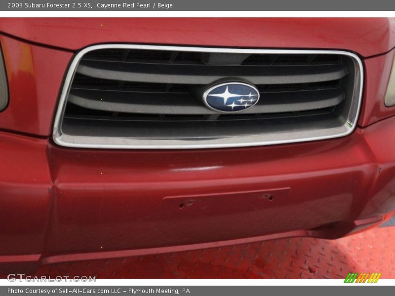 Cayenne Red Pearl / Beige 2003 Subaru Forester 2.5 XS