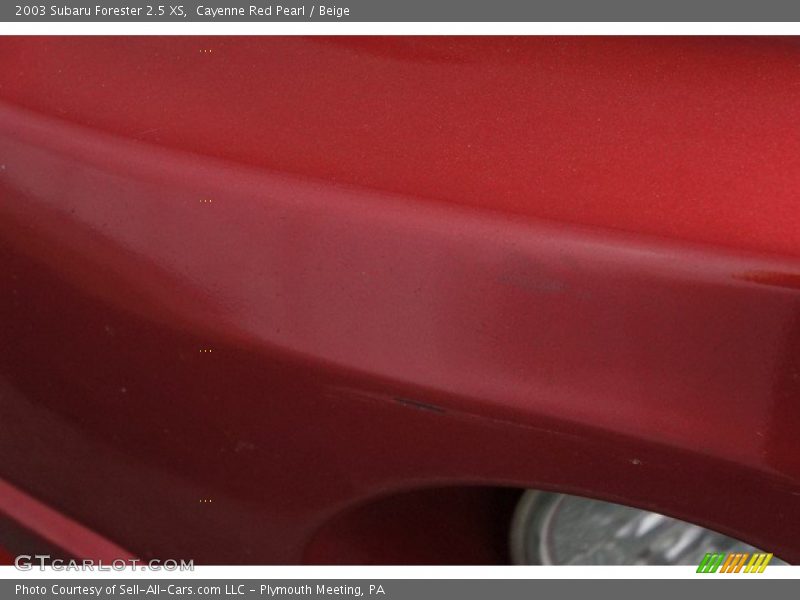 Cayenne Red Pearl / Beige 2003 Subaru Forester 2.5 XS