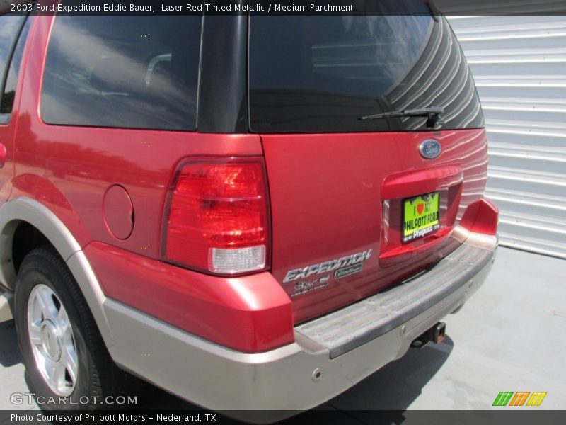 Laser Red Tinted Metallic / Medium Parchment 2003 Ford Expedition Eddie Bauer
