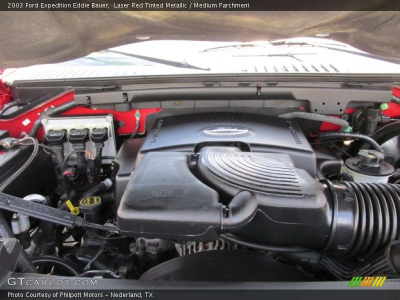 Laser Red Tinted Metallic / Medium Parchment 2003 Ford Expedition Eddie Bauer