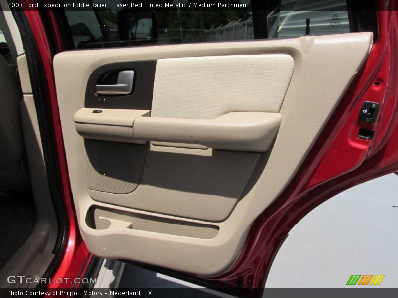 Laser Red Tinted Metallic / Medium Parchment 2003 Ford Expedition Eddie Bauer