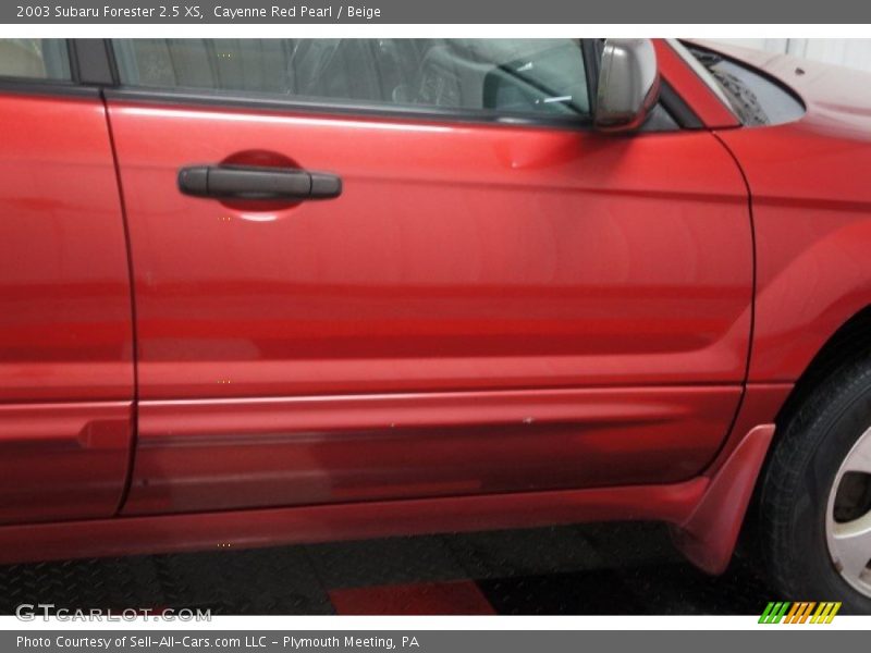 Cayenne Red Pearl / Beige 2003 Subaru Forester 2.5 XS