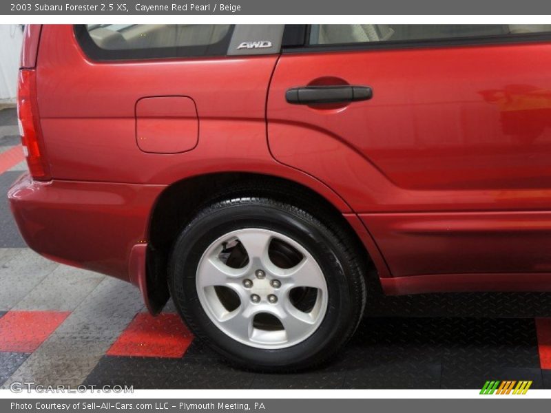 Cayenne Red Pearl / Beige 2003 Subaru Forester 2.5 XS