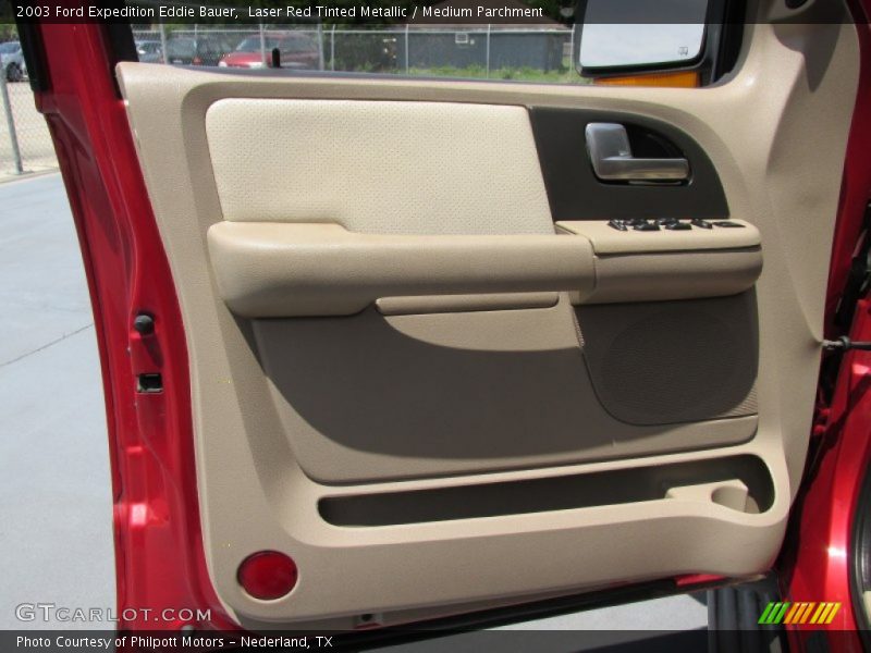 Laser Red Tinted Metallic / Medium Parchment 2003 Ford Expedition Eddie Bauer