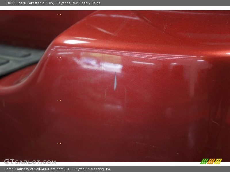 Cayenne Red Pearl / Beige 2003 Subaru Forester 2.5 XS