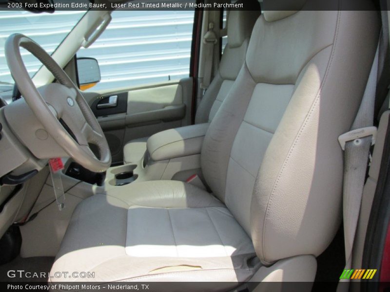 Laser Red Tinted Metallic / Medium Parchment 2003 Ford Expedition Eddie Bauer