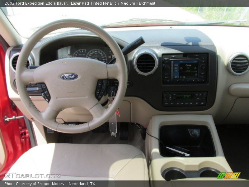 Laser Red Tinted Metallic / Medium Parchment 2003 Ford Expedition Eddie Bauer