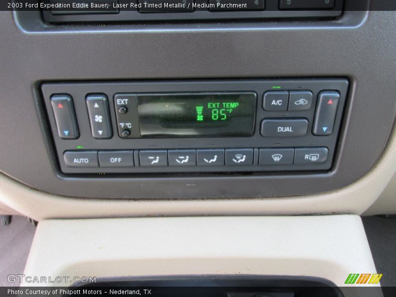 Laser Red Tinted Metallic / Medium Parchment 2003 Ford Expedition Eddie Bauer