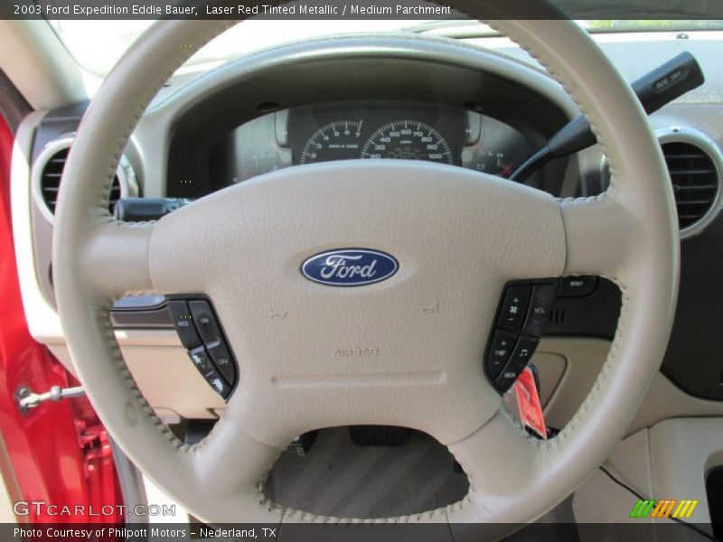 Laser Red Tinted Metallic / Medium Parchment 2003 Ford Expedition Eddie Bauer