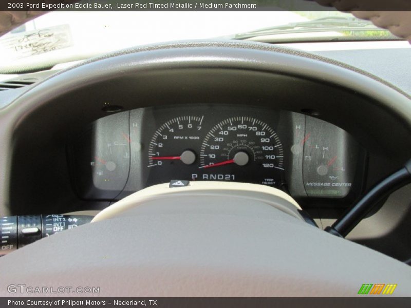 Laser Red Tinted Metallic / Medium Parchment 2003 Ford Expedition Eddie Bauer