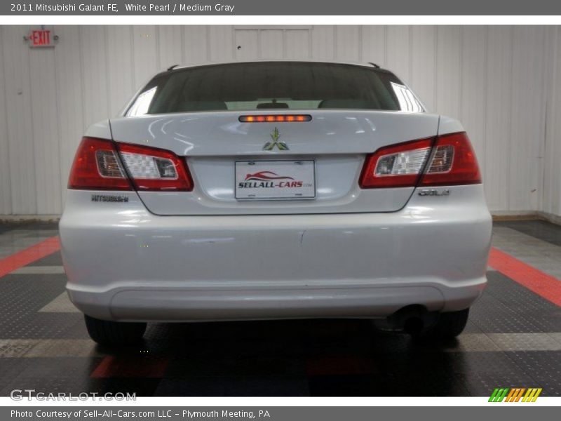 White Pearl / Medium Gray 2011 Mitsubishi Galant FE