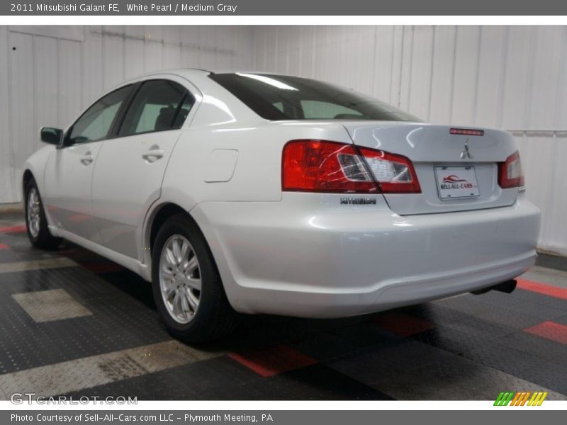 White Pearl / Medium Gray 2011 Mitsubishi Galant FE