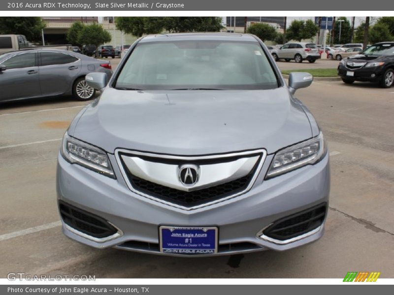 Slate Silver Metallic / Graystone 2016 Acura RDX Technology