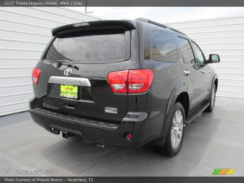 Black / Gray 2015 Toyota Sequoia Limited