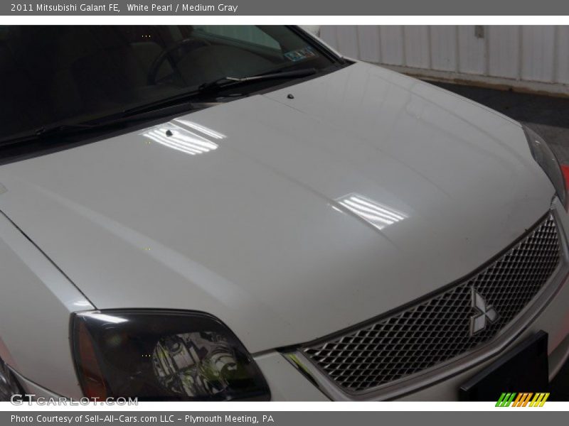 White Pearl / Medium Gray 2011 Mitsubishi Galant FE