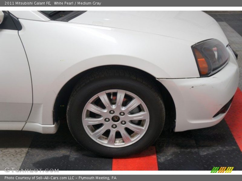 White Pearl / Medium Gray 2011 Mitsubishi Galant FE