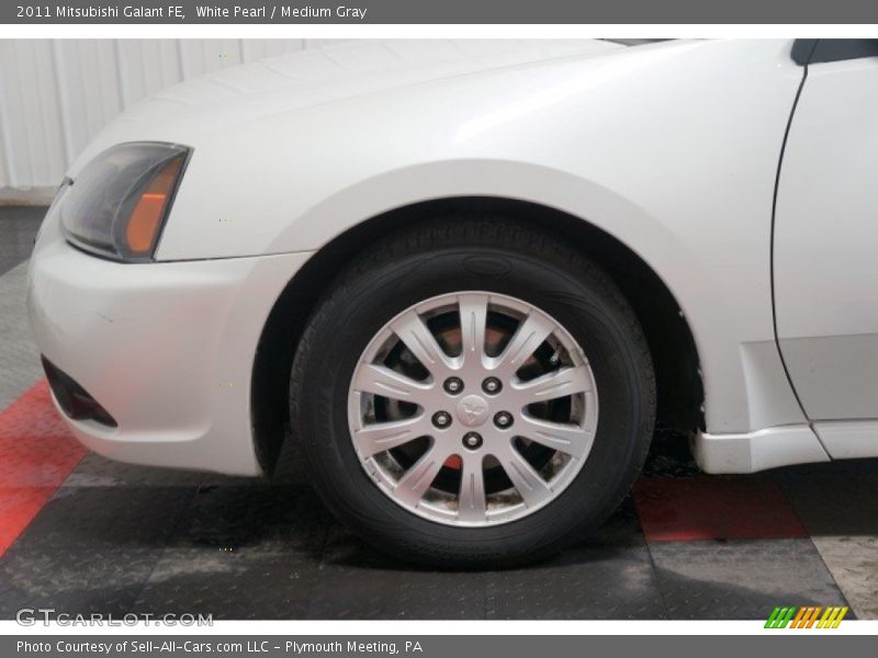 White Pearl / Medium Gray 2011 Mitsubishi Galant FE