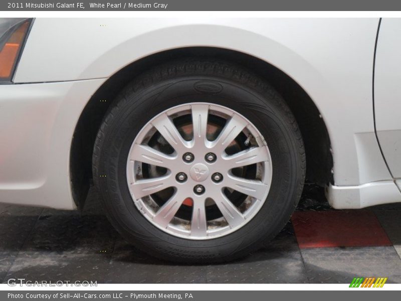 White Pearl / Medium Gray 2011 Mitsubishi Galant FE