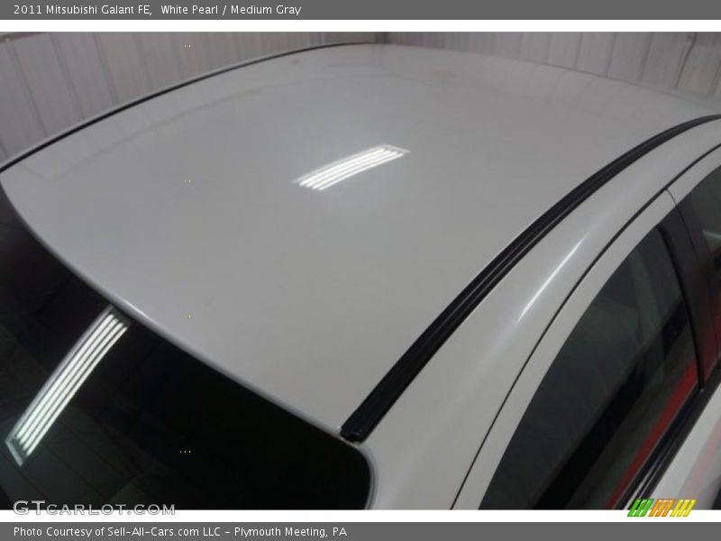 White Pearl / Medium Gray 2011 Mitsubishi Galant FE