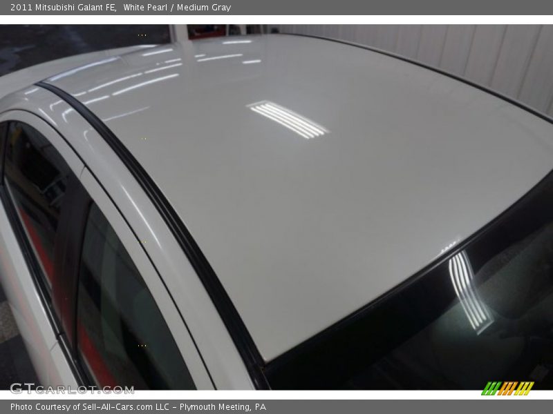 White Pearl / Medium Gray 2011 Mitsubishi Galant FE