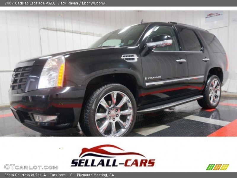 Black Raven / Ebony/Ebony 2007 Cadillac Escalade AWD