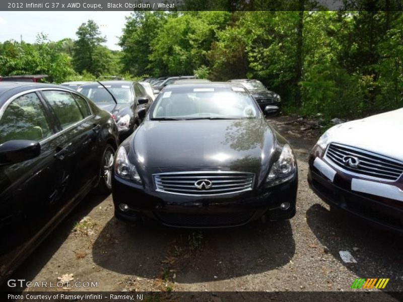 Black Obsidian / Wheat 2012 Infiniti G 37 x AWD Coupe