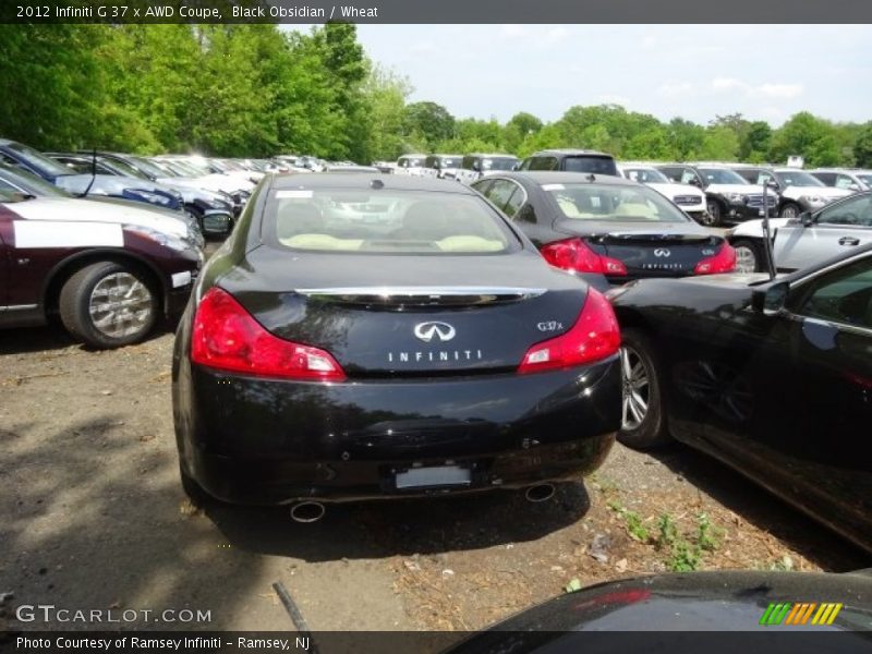 Black Obsidian / Wheat 2012 Infiniti G 37 x AWD Coupe