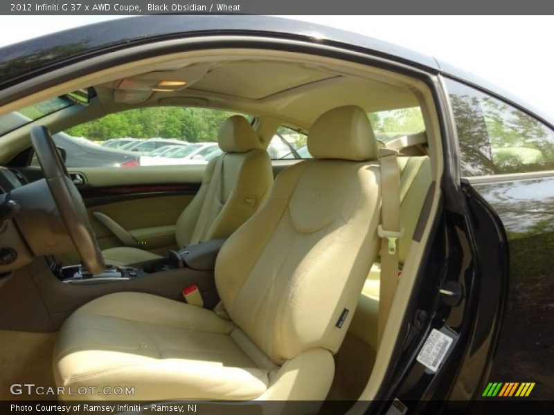 Black Obsidian / Wheat 2012 Infiniti G 37 x AWD Coupe