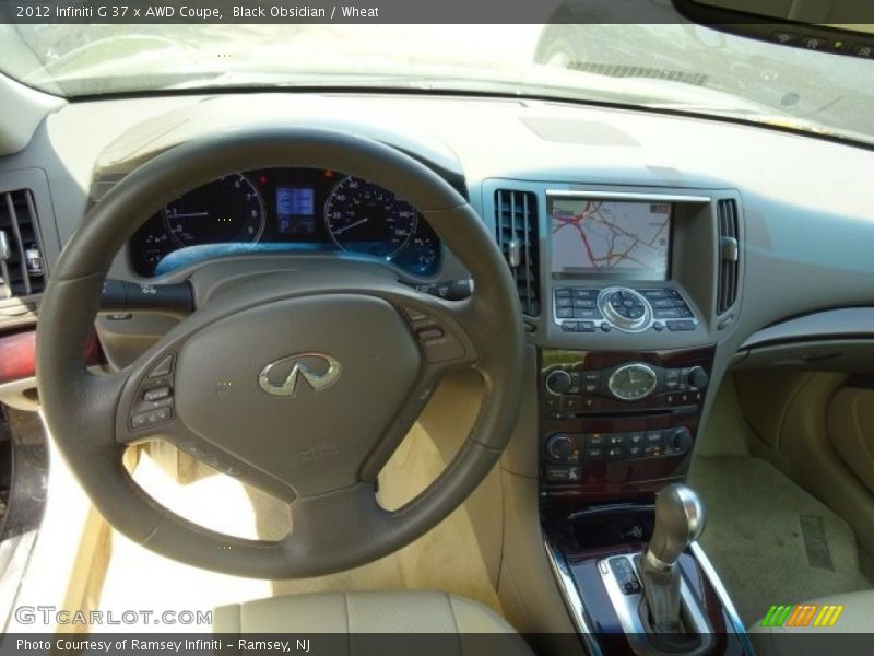 Black Obsidian / Wheat 2012 Infiniti G 37 x AWD Coupe
