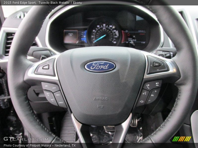 Tuxedo Black Metallic / Ebony 2015 Ford Edge Sport