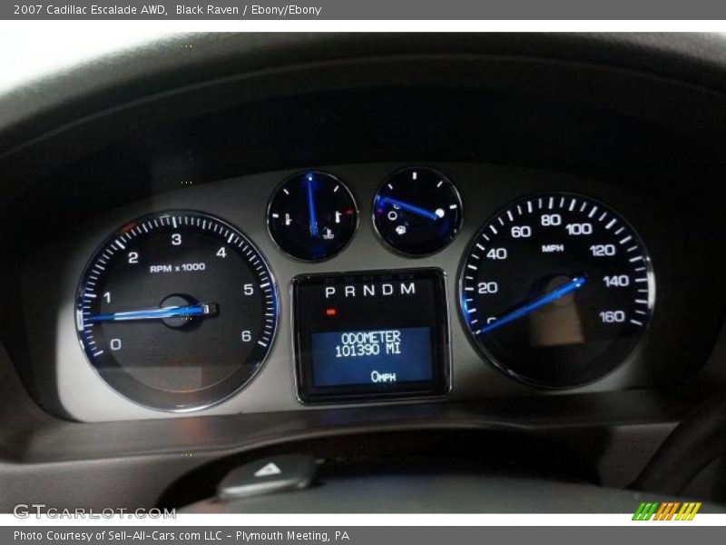 Black Raven / Ebony/Ebony 2007 Cadillac Escalade AWD