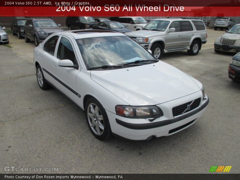 Ice White / Graphite 2004 Volvo S60 2.5T AWD