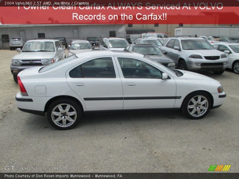 Ice White / Graphite 2004 Volvo S60 2.5T AWD