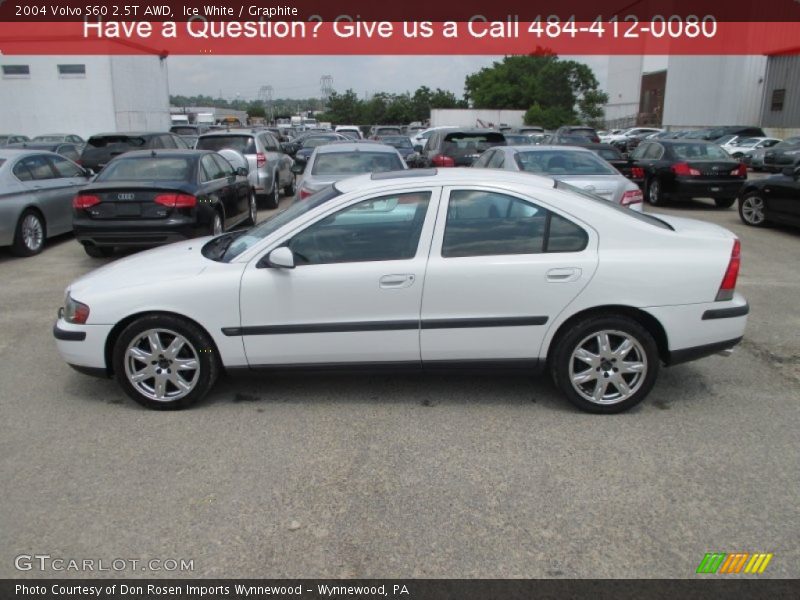 Ice White / Graphite 2004 Volvo S60 2.5T AWD
