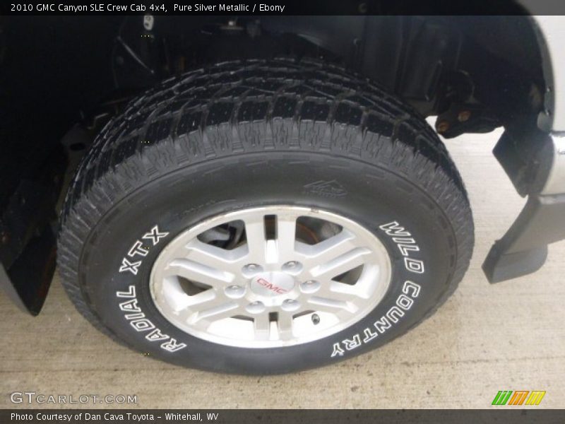 Pure Silver Metallic / Ebony 2010 GMC Canyon SLE Crew Cab 4x4