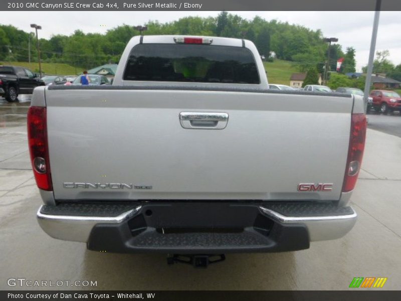 Pure Silver Metallic / Ebony 2010 GMC Canyon SLE Crew Cab 4x4