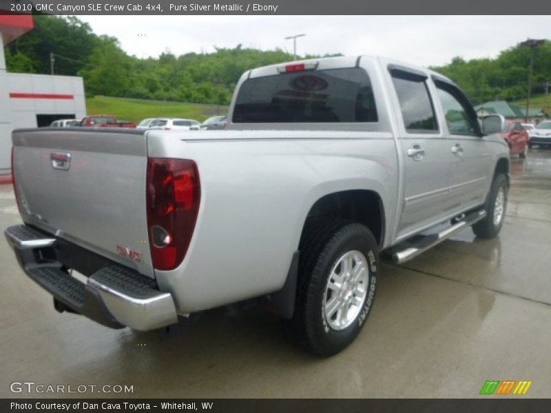 Pure Silver Metallic / Ebony 2010 GMC Canyon SLE Crew Cab 4x4