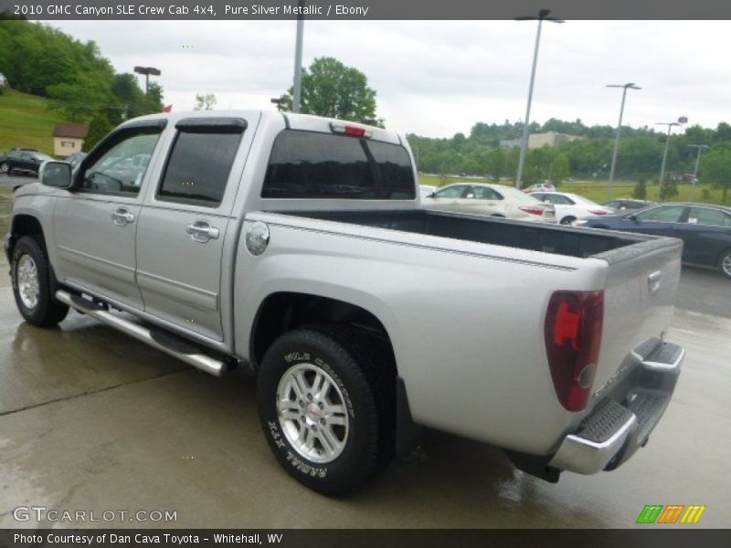 Pure Silver Metallic / Ebony 2010 GMC Canyon SLE Crew Cab 4x4