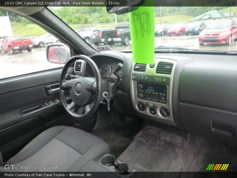 Pure Silver Metallic / Ebony 2010 GMC Canyon SLE Crew Cab 4x4