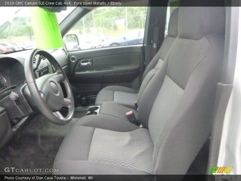 Pure Silver Metallic / Ebony 2010 GMC Canyon SLE Crew Cab 4x4