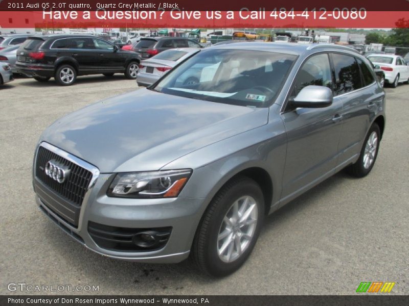 Quartz Grey Metallic / Black 2011 Audi Q5 2.0T quattro