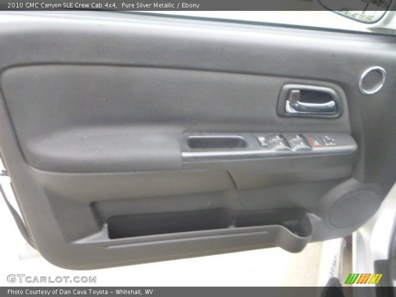 Pure Silver Metallic / Ebony 2010 GMC Canyon SLE Crew Cab 4x4