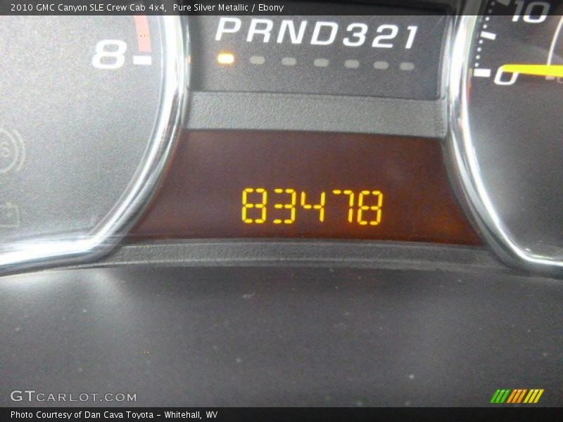 Pure Silver Metallic / Ebony 2010 GMC Canyon SLE Crew Cab 4x4